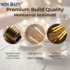 NEWDAYS brand cross-border new ST64 transparent filament lamp E27 commonly used screw-type retro American energy-saving bulb Energy-saving high-brightness ultra-long battery life limited-time discount bulb details Picture